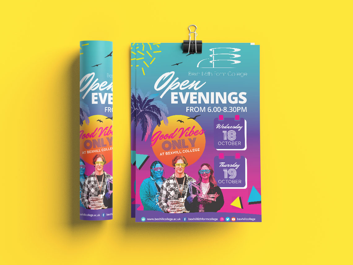 Bexhill College Open Evening Flyer