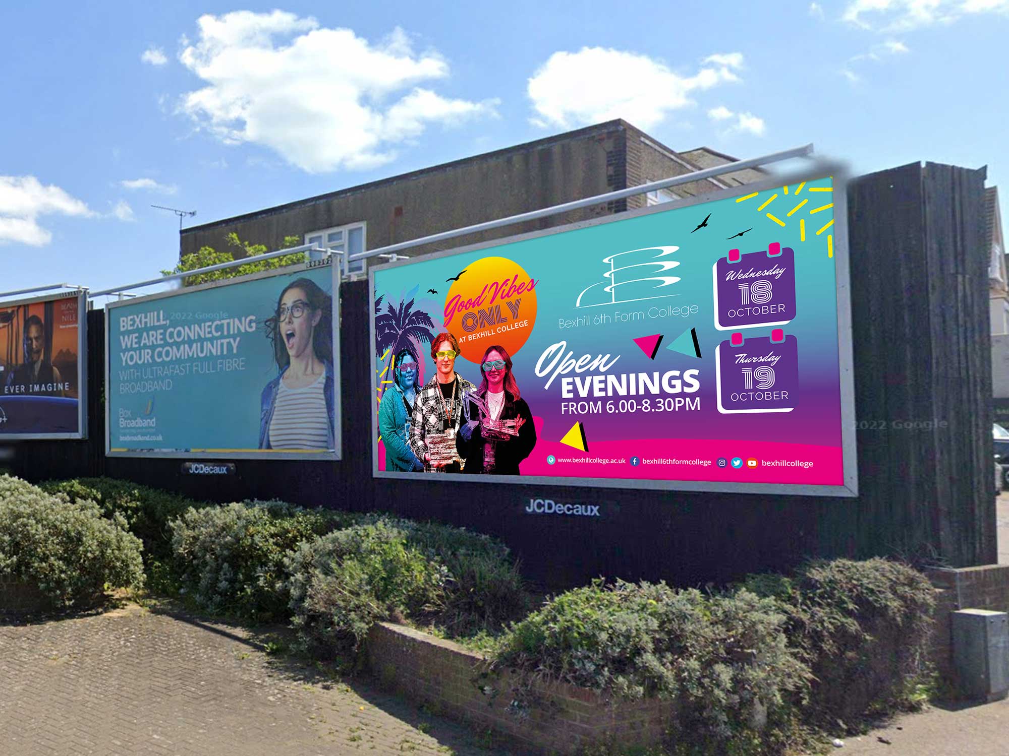 Good Vibes Only Billboard OOH Advertising
