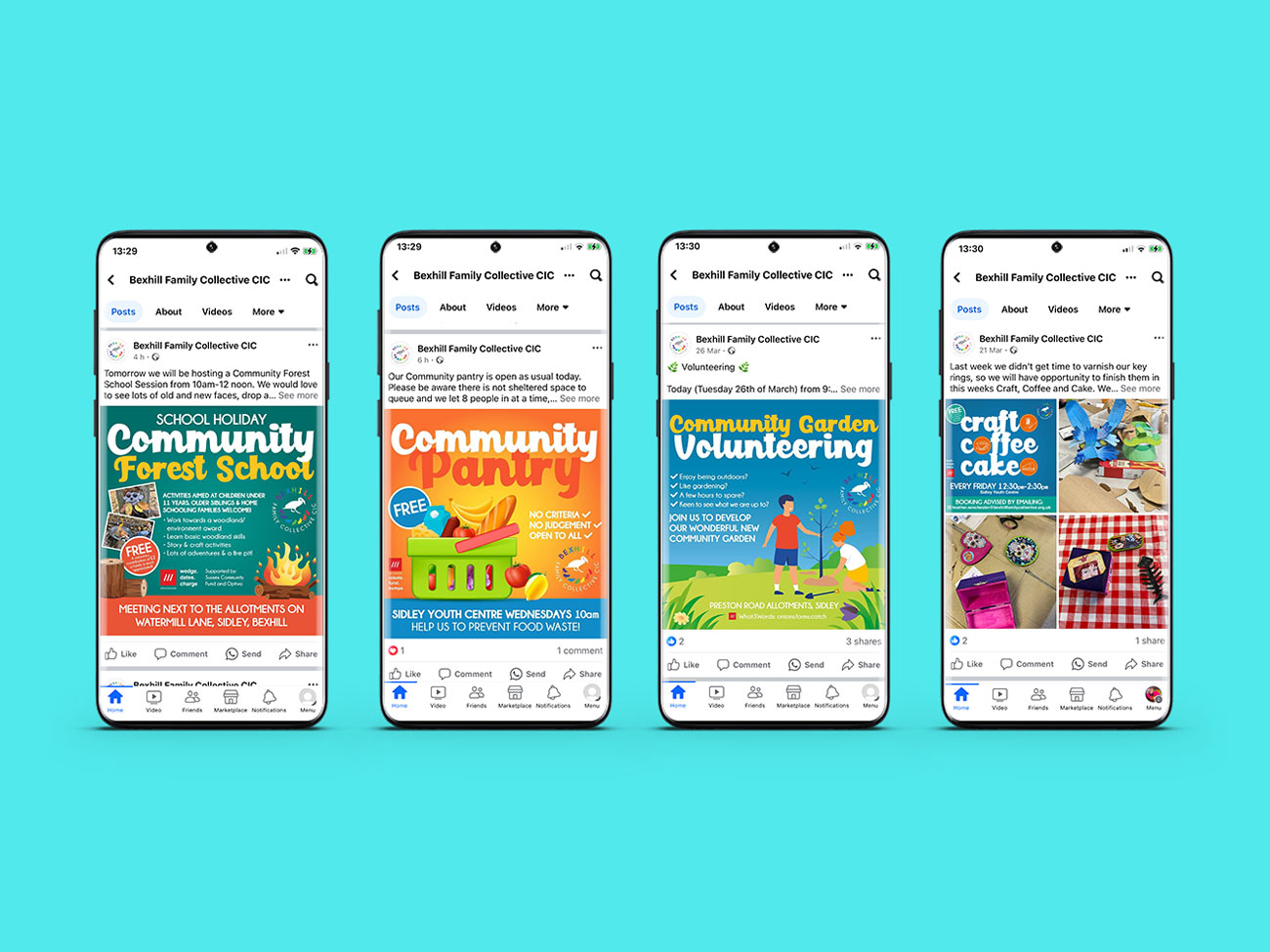 Bexhill Family Collective Charity Social Media Campaign